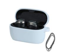 Case for Jabra Elite 75T,Silicone Case Anti-Slip Waterproof Cover Skin,Protective Cover Scratch Proof&Shockproof Shell for Jabra Elite 75t/Elite Active 75t True Wireless Bluetooth Earbuds (white)