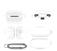 Case for JBL Endurance Race 2, Headphones Silicone Protective Case, Soft, Dustproof & Shockproof Cover (white)