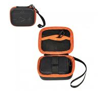 Case for JBL Go 4 / Go 3/3 Eco Bluetooth Speaker, Hard EVA Shell with Mesh Storage Pocket & Carrying Strap - Durable Design for Outdoor, Camping, Travel (Black) - Case Only