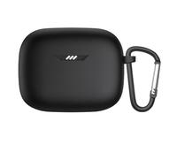 Case for JBL Tune Buds, Headphone Silicone Carrying Case, Dustproof & Shockproof Charging Box Cover (Black)