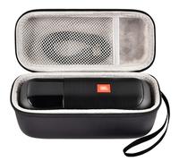 Case for JBL Tuner 2 Radio Recorder / Flip 6 Flip 5 / Essential 2 Bluetooth Box, Portable Speaker Holder, Travel Storage Bag Suitable for USB Cable - Black (Box Only)