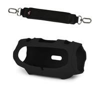 Case for JBL Xtreme 4, Bluetooth Speaker Silicone Case, Audio Shockproof Protective Cover with Carrying Strap (Black)