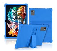 Case for Jeazans Jzpad-X11 Tablet,NOUKAJU Tablet Protection Case,Adjustable Bracket,Soft Silicone,Silicone Protection Cover for Jzpad-X11 10.1inch Tablet(Blue)