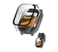 Case for JrTrack 5,NOUKAJU Protective Cover SmartWatch,Easy to Install,Built-in 9H Tempered Glass Film, Hard PC,Screen Protector for Cosmo JrTrack 5 Kids Smart Watch(Clear)