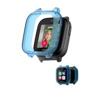 Case for JrTrack 5,NOUKAJU Smartwatch Cover TPU Material,Easy to Install,Drop-Proof,Soft,Protective Cover for Cosmo JrTrack 5(Clear-Blue)
