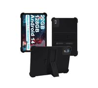 Case for JUEDUR R900 2025 Tablet 10 Inch Android 14 Tablets ，WUNIAK Pen slot design Shock proof Lightweight Stand Rubber Shell Protective Cover,Kids Friendly Soft Silicone Adjustable Stand Cover,BLACK