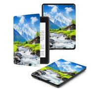 Case for Kindle 10th Generation 2019 Release - Slim Protective Smart Leather Cover with Auto Wake/Sleep, Only Suitable for Model J9G29R,Nature Landscape