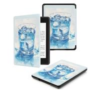 Case for Kindle 10th Generation 2019 Release - Slim Protective Smart Leather Cover with Auto Wake/Sleep, Only Suitable for Model J9G29R,Blue Ice Water