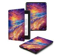 Case for Kindle 10th Generation 2019 Release - Slim Protective Smart Leather Cover with Auto Wake/Sleep, Only Suitable for Model J9G29R,Dream Beach
