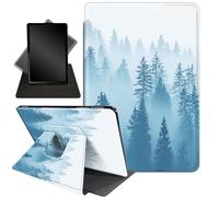 Case for Kindle 10th Generation 6" and Signature Edition 2019 Released,360 Degree Rotating Stand Smart Protective Cover Case for Kindle 10th Gen 2019,Nature Mountain Forest
