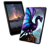 Case for Kindle 10th Generation 6 inch 2019 Release with Purple Dragon Pattern Style Design Slim Soft Lightweight TPU Rubber Shock Proof Protective Tablet Case Cover