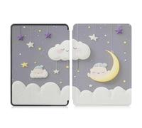Case for Kindle 10th Generation - Light Smart Cover Case with Auto Sleep/Wake for Kindle E-reader 6" Display, 10th Generation 2019 Release,Stars Clouds