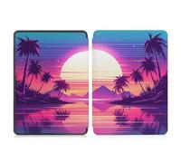 Case for Kindle 10th Generation - Light Smart Cover Case with Auto Sleep/Wake for Kindle E-reader 6" Display, 10th Generation 2019 Release,Sunset Palm Trees