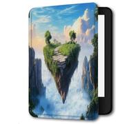 Case for Kindle 7th Generation 6-inch(Model:WP63GW)2014 Release Smart Magnet Ultra-thin Leather Cover with Auto Wake/Sleep,Floating Islands
