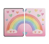 Case for Kindle 7th Generation 6 inch（Model：WP63GW）2014 Release Smart Ultra-thin Classic Leather Cover with Auto Wake/Sleep,Dream Rainbow