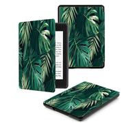 Case for Kindle 8th Generation - Slim & Light Smart Cover Case with Auto Sleep & Wake for Kindle E-reader 6" Display,8th Generation 2016 Release,Bright Green Leaves