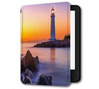 Case for Kindle 8th Generation - Slim & Light Smart Cover Case with Auto Sleep & Wake for Kindle E-reader 6" Display,8th Generation 2016 Release,Rock Lighthouse