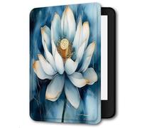 Case for Kindle 8th Generation - Slim & Light Smart Cover Case with Auto Sleep & Wake for Kindle E-reader 6" Display,8th Generation 2016 Release,Line Lotus