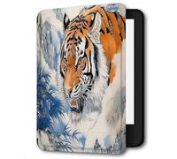 Case for Kindle 8th Generation - Slim & Light Smart Cover Case with Auto Sleep & Wake for Kindle E-reader 6" Display,8th Generation 2016 Release,White Ink Tiger