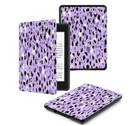 Case for Kindle 8th Generation - Slim & Light Smart Cover Case with Auto Sleep & Wake for Kindle E-reader 6" Display,8th Generation 2016 Release Purple Fashion Leopard
