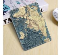 Case For Kindle Caeitlrso Case For Kindle Paperwhite Map Mountains And Rivers Pattern Printing Case Fits 6Inch Case For Kindle Paperwhite 5Th/6Th/7Th Generation [2012/2013/2015 Release, Model