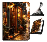 Case for Kindle Fire HD 8 8th/7th/6th Gen 2018/2017/2016, Bookshop Cat