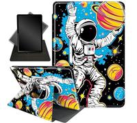 Case for Kindle Fire HD 8 & Fire HD 8 Plus Tablet (12th Generation 2024/2022 & 10th Generation 2020 Release),360 Degree Rotating Stand Smart Protective Cover Case,Space Man and Planet