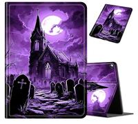 Case for Kindle Fire HD 8 Tablet 2016/2017/2018, Slim PU Leather Folio Cover with Auto Wake/Sleep, Lightweight Durable Shockproof Protective Case for Fire HD 8 6th/7th/8th Gen, Castle