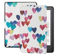 Case For Kindle Nagpints Kindle Case For Case For Kindle 8Th Sy69Jl Generation 2016 Smart Shell Leather Flip Cover With Auto Sleep Wake Feature For Kindle 8Th-Colorful Hearts