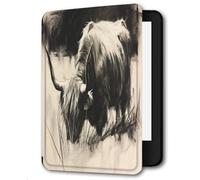 Case For Kindle Oasis 9, 10Th Generation, Cover Protection Case For Kindle E-Readers, With Auto Sleep/Wake Up Slim Light Smart Cover Compatible Withkindle Oasis 2/3 Yak In The Grass