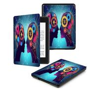 Case For Kindle Oasis 9,10Th Generation,Cover Protection Case For Kindle E-Readers,With Auto Sleep/Wake Up Slim Light Smart Cover Compatible Withkindle Oasis 2/3,Blue Gear Brain