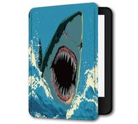 Case For Kindle Oasis 9,10Th Generation,Cover Protection Case For Kindle E-Readers,With Auto Sleep/Wake Up Slim Light Smart Cover Compatible Withkindle Oasis 2/3,Fierce Shark