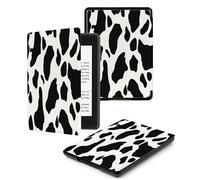 Case For Kindle Oasis 9, 10Th Generation, Cover Protection Case For Kindle E-Readers, With Auto Sleep/Wake Up Slim Light Smart Cover Compatible Withkindle Oasis 2/3,Black And White Cow Pattern
