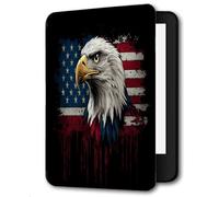 Case For Kindle Oasis 9,10Th Generation,Cover Protection Case For Kindle E-Readers,With Auto Sleep/Wake Up Slim Light Smart Cover Compatible Withkindle Oasis 2/3,American Flag