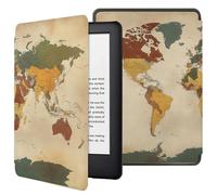 Case For Kindle Oasis - Premium Pu Leather Smart Waterproof Cover With Auto Sleep Wake Feature For Kindle Oasis 9Th 10Th Generation-Vintage Map
