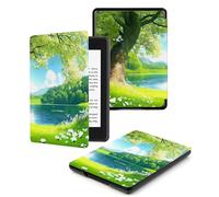 Case for Kindle Paperwhite 10th Generation 2018 (Model No. PQ94WIF) - Premium Lightweight PU Leather Cover with Auto Sleep/Wake,Meadow Lake
