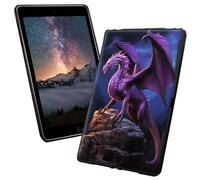 Case for Kindle Paperwhite 10th Generation 6 inch 2018 Release with Cute Purple Dragon Pattern Style Design Slim Soft Lightweight TPU Rubber Shock Proof Protective Tablet Case Cover