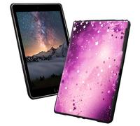 Case for Kindle Paperwhite 10th Generation 6 inch 2018 Release with Pink Star Pattern Style Design Slim Soft Lightweight TPU Rubber Shock Proof Protective Tablet Case Cover