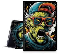 Case for Kindle Paperwhite 12th Generation 7 Inch (2024) & Kindle Colorsoft Signature Edition 7", Slim Hybrid Multi-Angles Viewing Stand Cover w/Auto Wake/Sleep-Comic Style Man Smoking Art