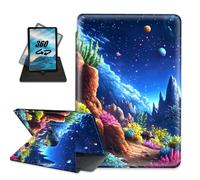 Case for Kindle Scribe 10.2”(2022/2024 Release),PU Leather Folio Cover with Auto Sleep/Wake,Multi-Angle Stand,Protective Case for Kindle Scribe,Psychedelic Planet