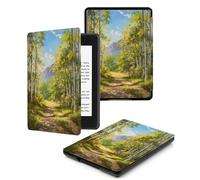 Case for Kindle Scribe 10.2" (2022 Release), Lightweight PU Leather Cover with Auto Sleep/Wake for Kindle Scribe 10.2 inch 2022,Poplar Green Grass