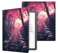 Case for Kindle Scribe 10.2" (2024/2022 Release) - Premium PU Leather Cover with Auto Sleep/Wake, Lightweight & Durable Kindle Scribe Case Cover, Skulls Leading