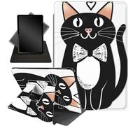 Case for Kindle Scribe 10.2 inch 2022 Release,Case for 10.2" Kindle Scribe,360 Degree Rotating Stand Smart Protective Cover Case for 10.2" Amazon Kindle Scribe 2022 Release,Cute Love Heart cat