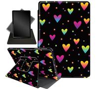 Case for Kindle Scribe 10.2 inch 2022 Release,Case for 10.2" Kindle Scribe,360 Degree Rotating Stand Smart Protective Cover Case for 10.2" Amazon Kindle Scribe 2022 Release,Pink Cute Love Heart
