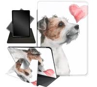 Case for Kindle Scribe 10.2 inch 2022 Release,Case for 10.2" Kindle Scribe,360 Degree Rotating Stand Smart Protective Cover Case for 10.2" Amazon Kindle Scribe 2022 Release,Love Heart Dog