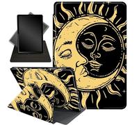 Case for Kindle Scribe 10.2 inch 2022 Release,Case for 10.2" Kindle Scribe,360 Degree Rotating Stand Smart Protective Cover Case for 10.2" Amazon Kindle Scribe 2022 Release,Crescent Moon and Sun