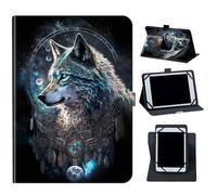 Case for Kindle Scribe 10.2 inch 2024 & 2022 Released,360 Degree Rotating Case Protective Cover with Kickstand and with Magnetic Closure for Kindle Scribe 10.2" 2024/2022,Feathers Wolf Warrior