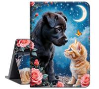 Case for Kindle Scribe (2024/2022 Released), Slim Soft Shockproof TPU Silicone Protective Back Shell Case for 10.2" Amazon Kindle Scribe 2024/2022,Cat and Dog Butterfly