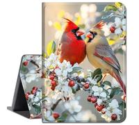 Case for Kindle Scribe (2024/2022 Released), Slim Soft Shockproof TPU Silicone Protective Back Shell Case for 10.2" Amazon Kindle Scribe 2024/2022,Red Bird Snowy Branch