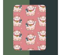 Case for Kindle Touch 2014 (for Kindle 7th Generation) Ereader Slim Protective Cover Smart Case for Model WP63Gw,6inch lovely cute and comfortable/cute pink lucky cat,color,Kindle 7th Gen 2014/WP63G